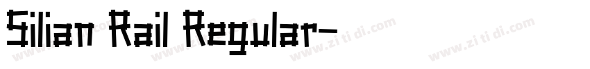 Silian Rail Regular字体转换